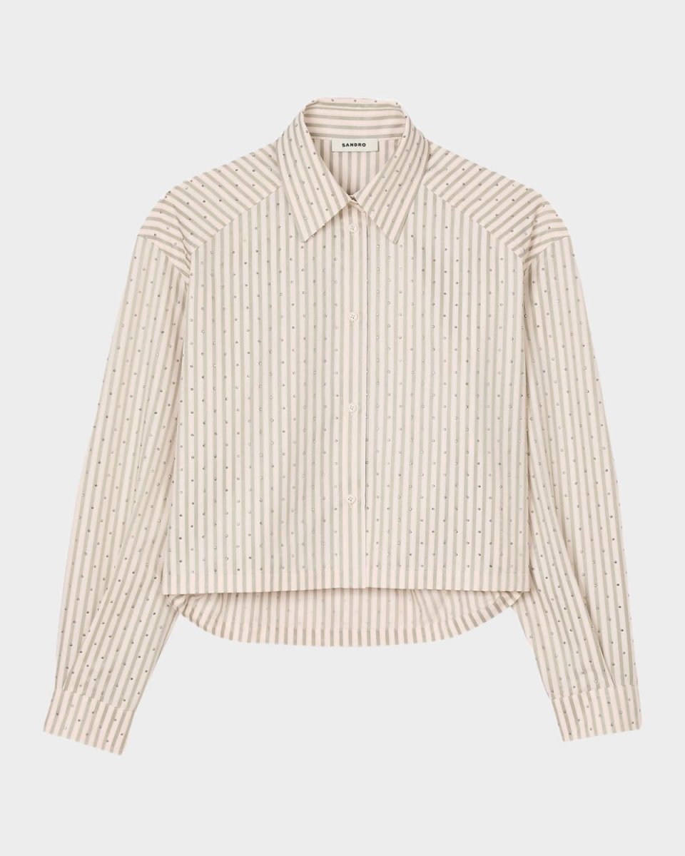 Stella Embellished Striped Shirt